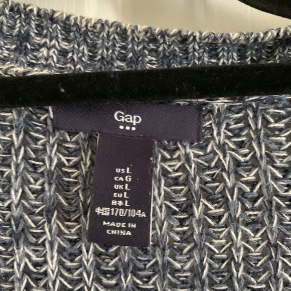 Blue Knit Cardigan - Picture 3 of 4